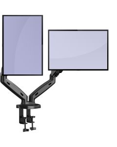 Invision MX300 Dual Arm PC Monitor Mount for 17-27 inch Screens VESA 75x75mm & 100x100mm Weight Capacity 2KG to 6.5KG